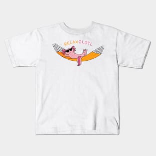 Relaxolotl Kids T-Shirt